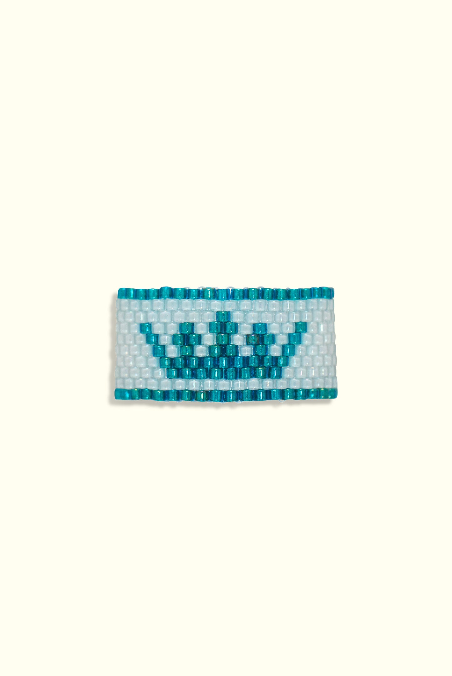 Neptune Crown Ring: Aqua Mist & Deep Blue Sea